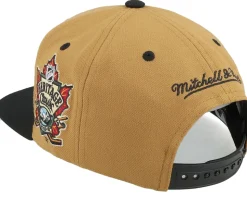 Hatstore Exclusive x Vancouver Canucks Heritage Brown/Black Snapback - Mitchell & Ness