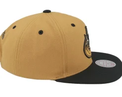 Hatstore Exclusive x Vancouver Canucks Heritage Brown/Black Snapback - Mitchell & Ness