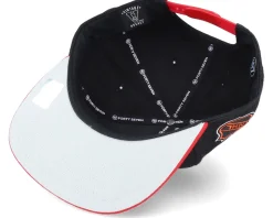 Hatstore Exclusive x Winnipeg Jets Sure Shot Two Tone Captain Black/Red Snapback - 47 Brand