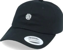 Hatstore x Kevin Bang - White Rose Black Dad Cap