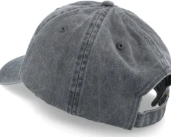 Heart & Heartbeat Washed Black Dad Cap - Fair