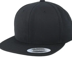 Heather Grey/Black Snapback - Yupoong