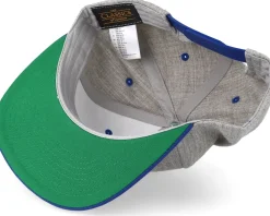 Heather Grey/Royal Snapback - Yupoong
