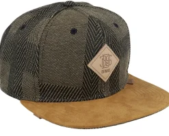 Hermecheck Olive Snapback - Djinns