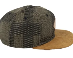 Hermecheck Olive Snapback - Djinns