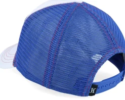 Hey Good Lookin' White/Blue Rope A-Frame Trucker - John Hatter & Co