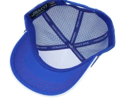 Hey Good Lookin' White/Blue Rope A-Frame Trucker - John Hatter & Co