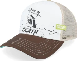 Hft Board To Death Beige/White/Brown A-Frame Trucker - Coastal