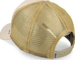 Hft Cap Dnc 3.0 Hairy Suede Khaki Trucker - Djinns