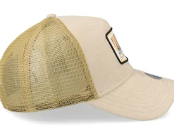 Hft Cap Dnc 3.0 Hairy Suede Khaki Trucker - Djinns