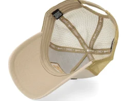 Hft Cap Dnc 3.0 Hairy Suede Khaki Trucker - Djinns