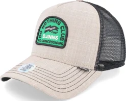 Hft Cap Dnc Ox Diamond Beige/Black Trucker - Djinns
