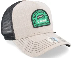 Hft Cap Dnc Ox Diamond Beige/Black Trucker - Djinns