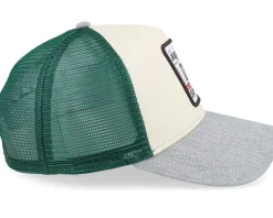 Hft Cap Dnc Sunday Brunch Crème/Grey/Green A-Frame Trucker - Djinns