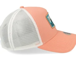 Hft Cap Dnc Sunnyfab Coral/White Trucker - Djinns