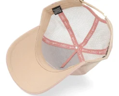 Hft Cap Fine Herringsbone Rose Trucker - Djinns