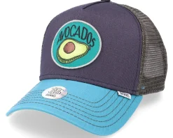 Hft Cap Food Avocado Navy Trucker - Djinns