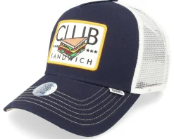 Hft Cap Food Club Sandwich Navy/White Trucker - Djinns