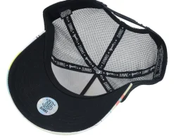 Hft Cap Just Wild Khaki/Yellow/Black A-Frame Trucker - Djinns