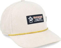 Hft Cap Sunday Coffee Corduroy Creme A-Frame Adjustable - Djinns