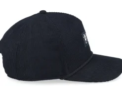 Hft Cap Sunday Coffee Corduroy Black A-Frame Adjustable - Djinns