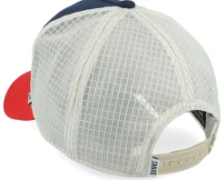 Hft Cap Tech Mix Multi Red Trucker - Djinns