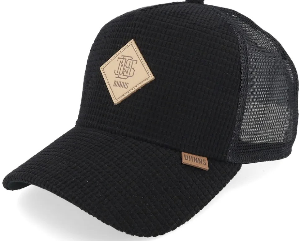 Hft Cap Waffle Corduroy Beige A-Frame Trucker - Djinns