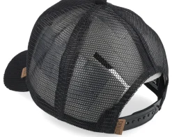 Hft Cap Waffle Corduroy Black A-Frame Trucker - Djinns