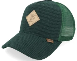 Hft Cap Waffle Corduroy Black A-Frame Trucker - Djinns