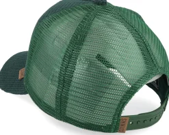 Hft Cap Waffle Corduroy Green A-Frame Trucker - Djinns
