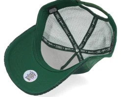 Hft Cap Waffle Corduroy Green A-Frame Trucker - Djinns