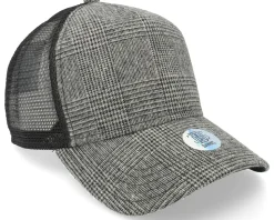 Hft Cap Woven Tile Grey/Black Trucker - Djinns