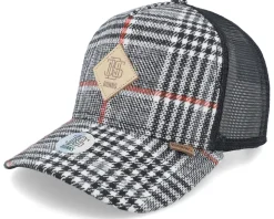 Hft Check Tweed Black Trucker - Djinns