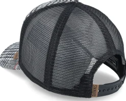 Hft Check Tweed Black Trucker - Djinns