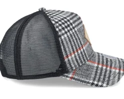 Hft Check Tweed Black Trucker - Djinns