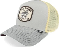 Hft Coffee Club Grey/Heather A-Frame Grey Trucker - Djinns