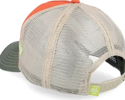 Hft Duck Dive Off White/Orange/Grey A-Frame Trucker - Coastal