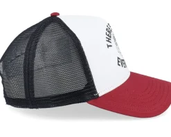 Hft Every Port Black/White/Burgundy A-Frame Trucker - Coastal