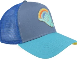 Hft Lgbtq Shakka Grey/Petrol A-Frame Trucker - Coastal