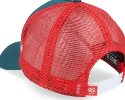 Hft She Pays Red/Petrol A-Frame Trucker - Coastal