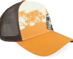Hft Surfbubbi Khaki/Rust A-Frame Trucker - Coastal
