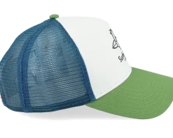 Hft Surfin Bird Blue/White/Olive Trucker - Coastal