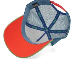 Hft Surfin Bird Blue/White/Olive Trucker - Coastal