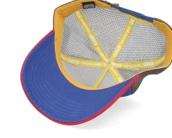 Hft Us Shaka Orange/Blue/Red A-Frame Trucker - Coastal