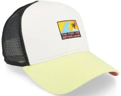 Highertides White/Black/Yellow Trucker - Coastal