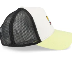 Highertides White/Black/Yellow Trucker - Coastal
