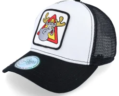 Hälge Road Sign White/Black Trucker - Hälge