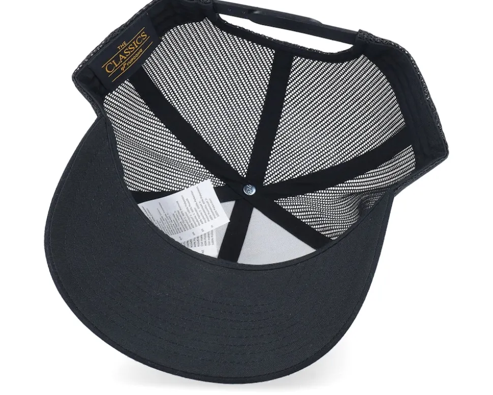 Hobo Santa Need Cash For Benz Black Trucker - Ho-Ho-Hats