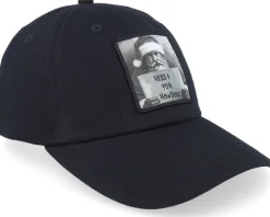 Hobo Santa Need Cash For Benz Black Dad Cap - Ho-Ho-Hats