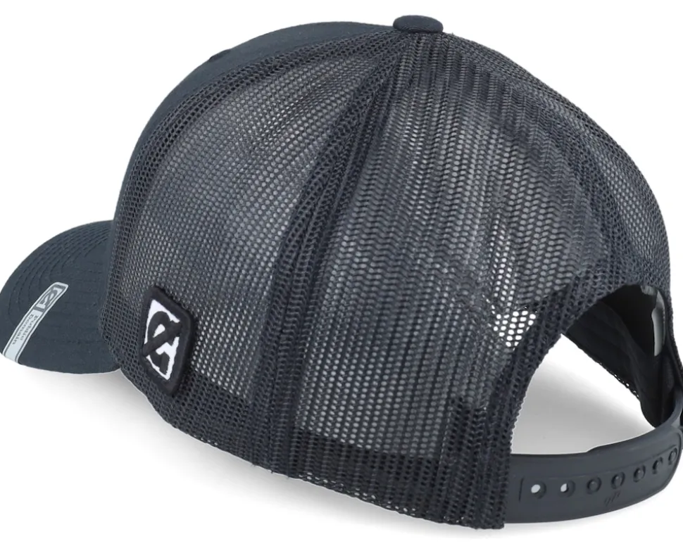 Hokusai The Great Wave Black A-Frame Trucker - Public Domain